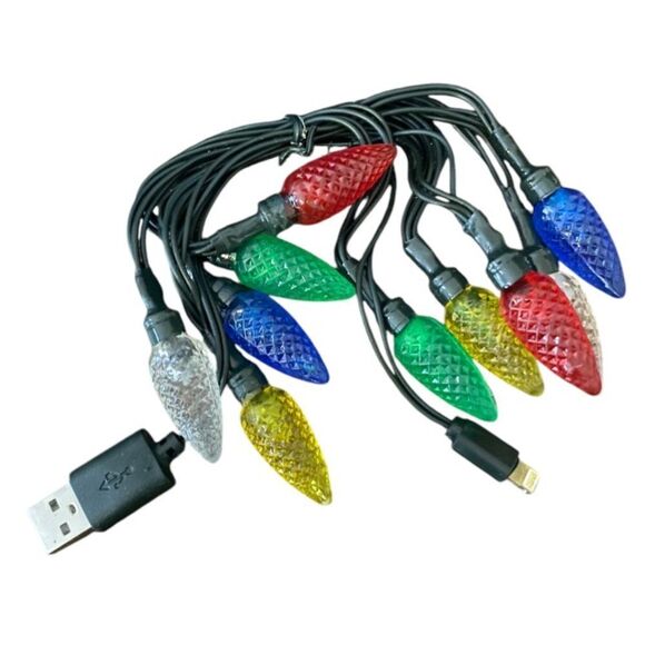 LED Christmas Lights USB Charging Cable New Holiday Xmas Decor - Picture 2 of 2